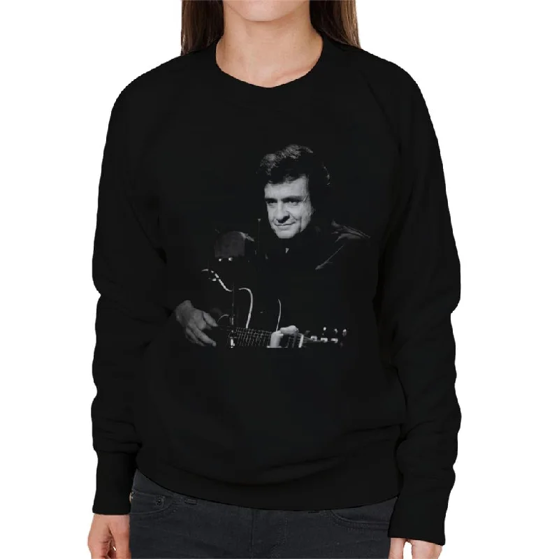 TV Times Singer Johnny Cash Muppets Show 1981 Women's Sweatshirt