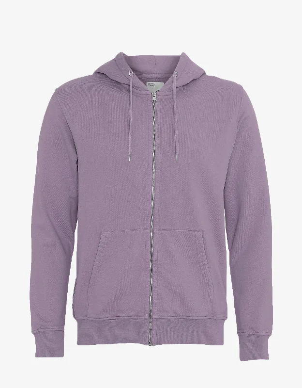 Classic Organic Zip Hood - Purple Haze