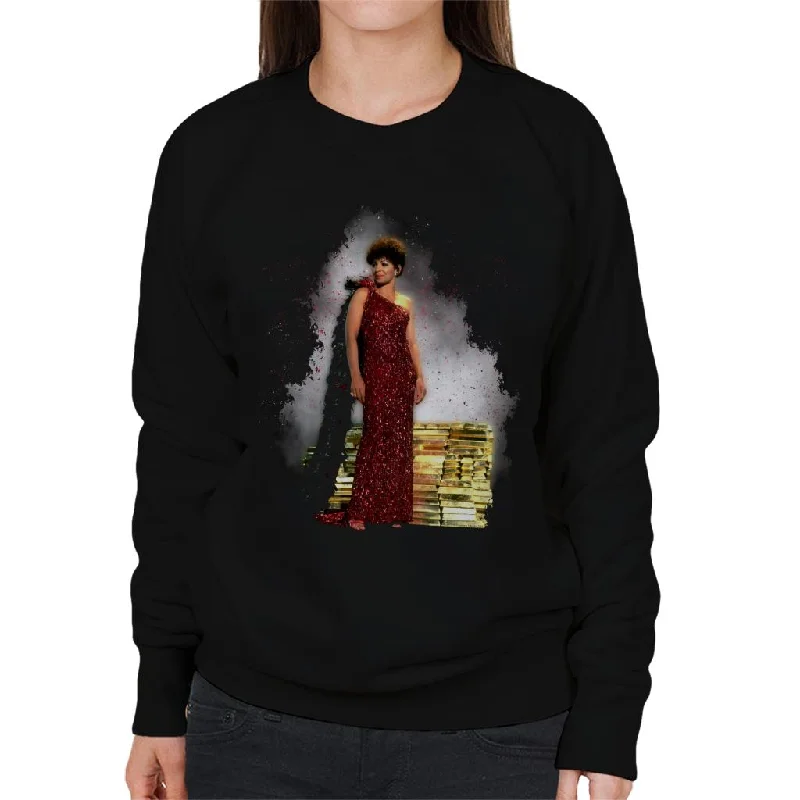 TV Times Shirley Bassey Sparkly Dress Women's Sweatshirt