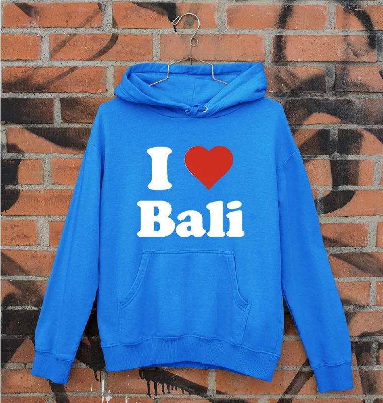 I Love Bali Unisex Hoodie for Men/Women