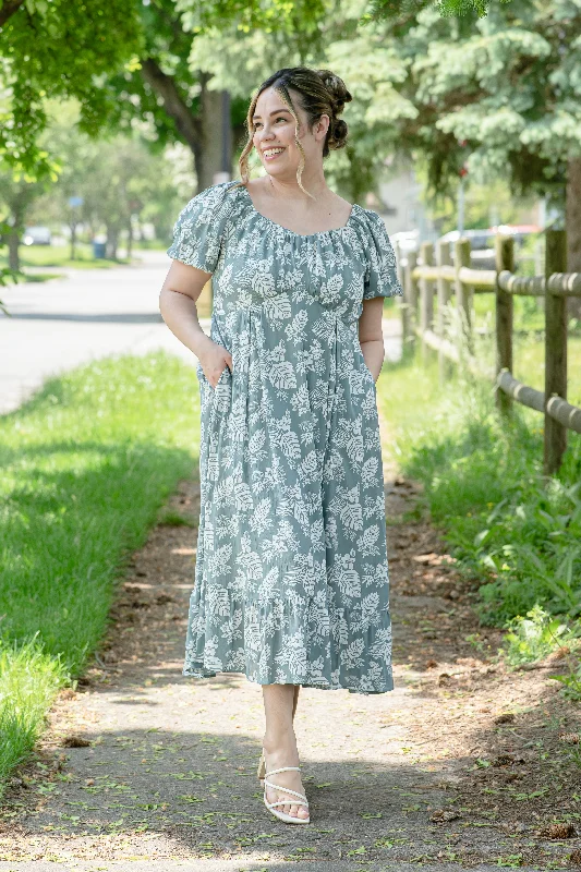 The Lettie in Tropical Green (FINAL SALE)