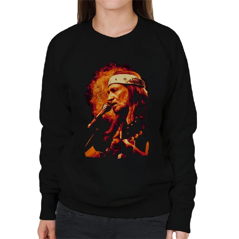 TV Times Singer Willie Nelson 1983 Women's Sweatshirt