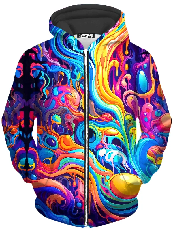 Kandi Swirl Unisex Zip-Up Hoodie