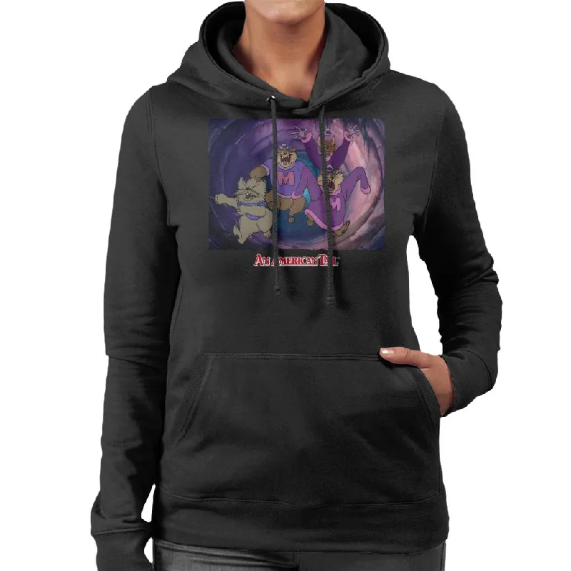 An American Tail Mott Street Maulers Women's Hooded Sweatshirt