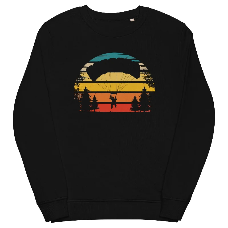 Retro Sonne und Paragleiten - Unisex Premium Organic Sweatshirt