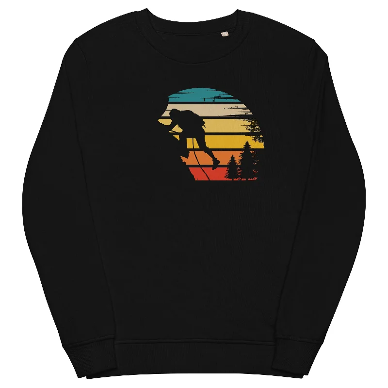 Retro Sonne und Klettern - Unisex Premium Organic Sweatshirt