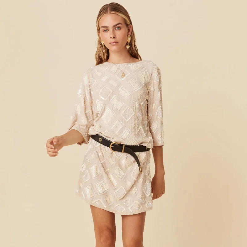 Light of Moon Sequin Tunic Dress 🛍️