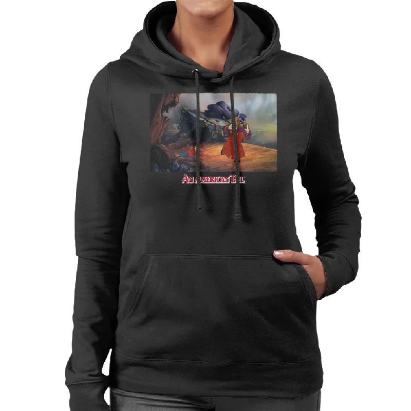 An American Tail Fieval And Warren T Rat Women's Hooded Sweatshirt