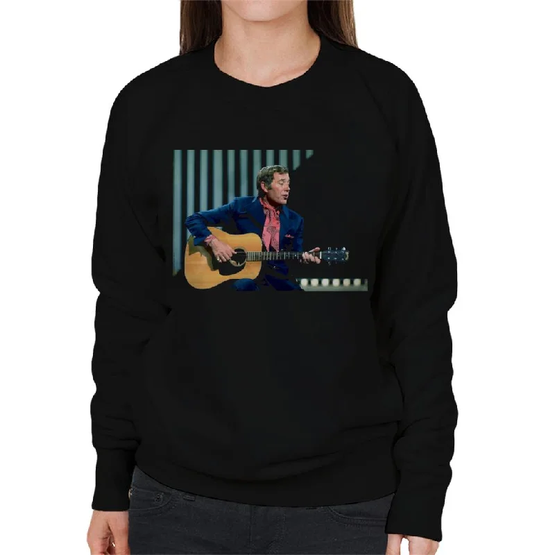 TV Times Val Doonican Playing Guitar 1972 Women's Sweatshirt