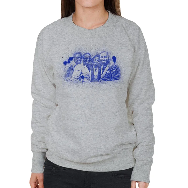 TV Times Gladys Knight And The Pips 1980 Paint Splatter Women's Sweatshirt