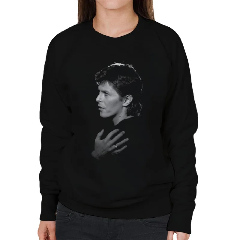 TV Times Singer David Bowie 1977 Women's Sweatshirt