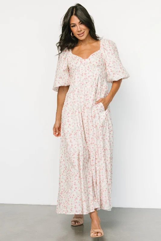 Marguerite Maxi Dress | Cream Floral