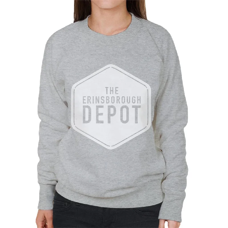 Neighbours The Erinsborough Depot White Logo Women's Sweatshirt