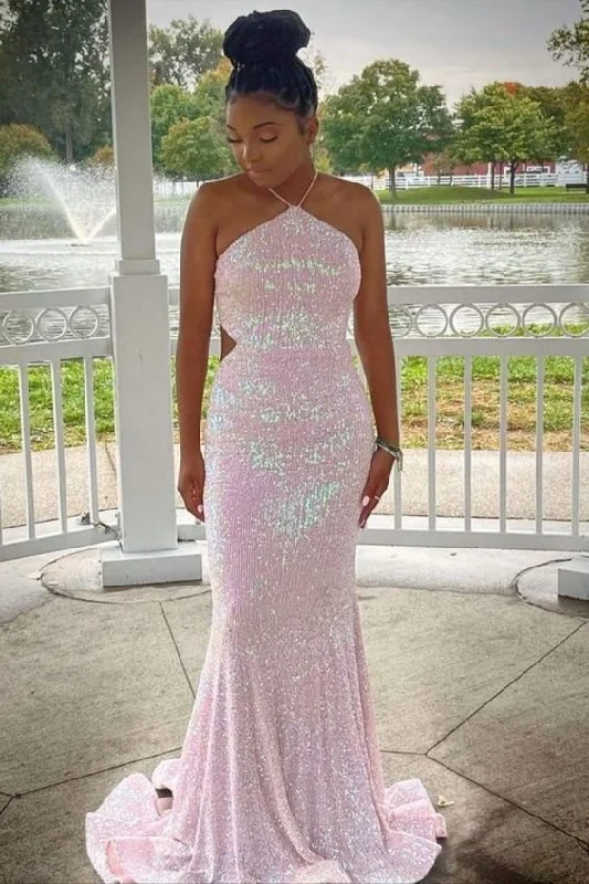 Sequins Mermaid Prom Dress,DS4121