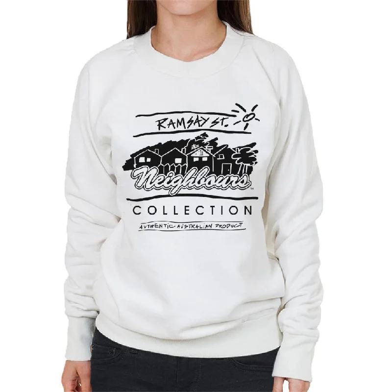 Neighbours Retro Illustration Women's Sweatshirt