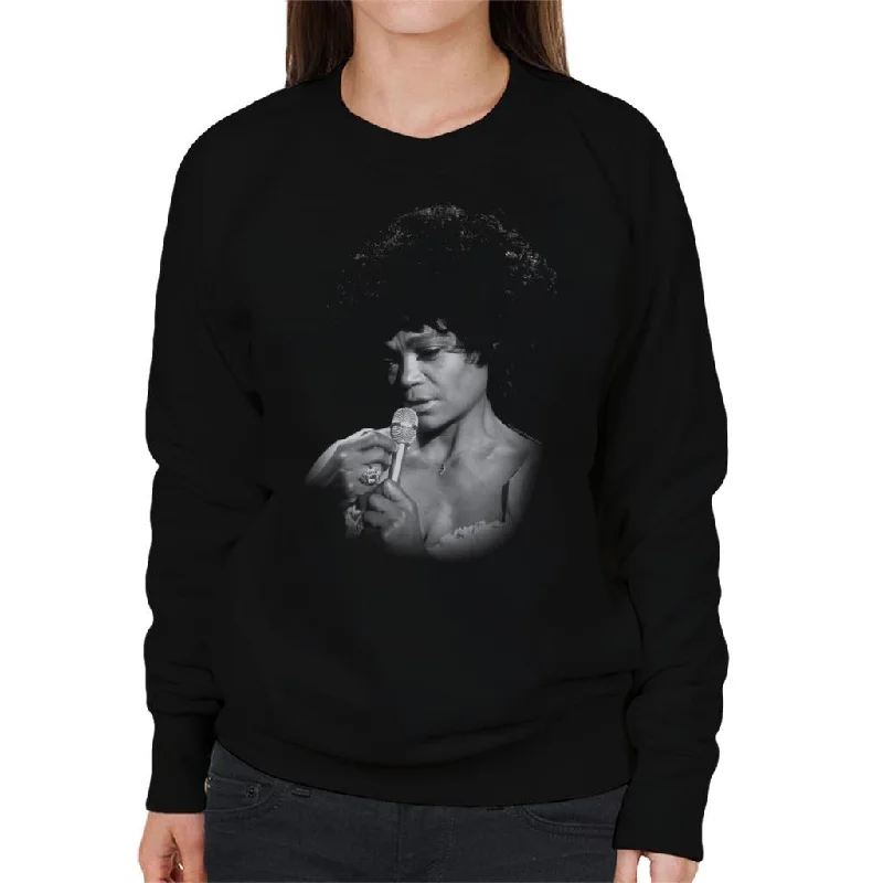 TV Times Singer Eartha Kitt 1973 Women's Sweatshirt