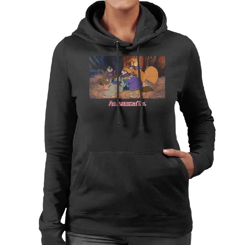 An American Tail Tiger Playing Cards Women's Hooded Sweatshirt