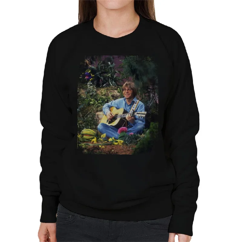 TV Times John Denver Perfomring On The Muppet Show Women's Sweatshirt