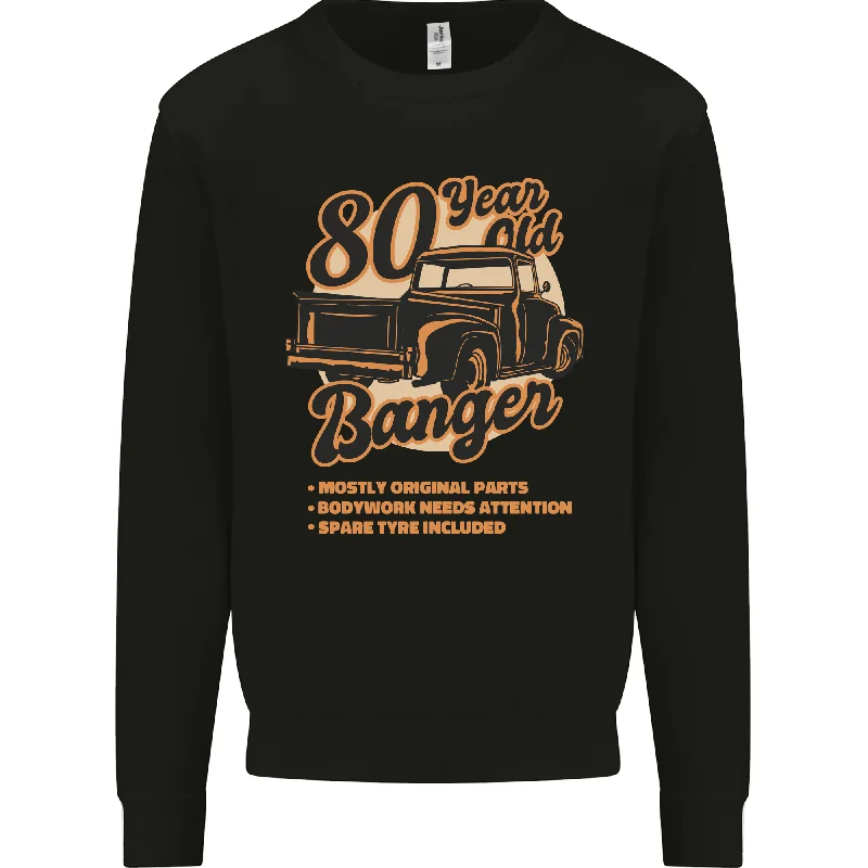 80-Year-Old Legend: 80th Birthday Men's Sweatshirt Jumper