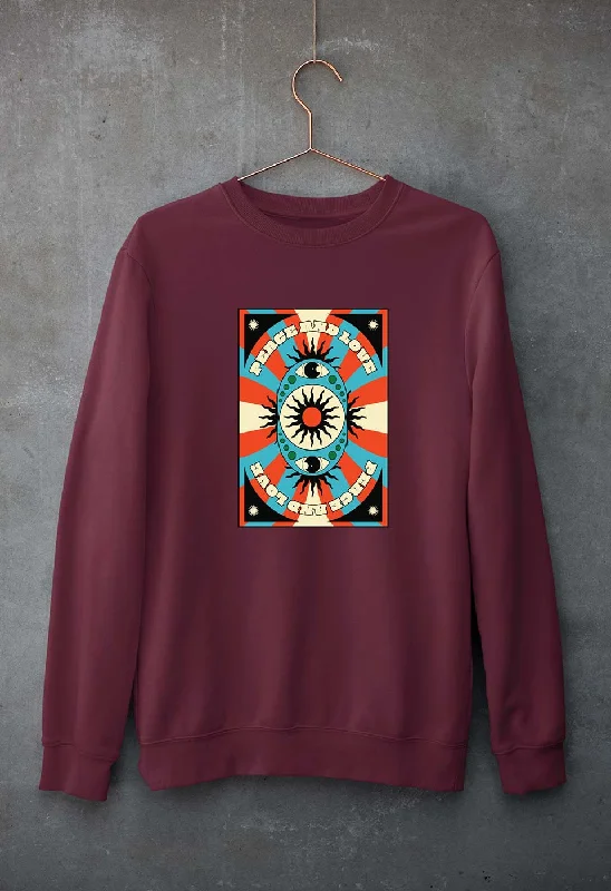 Psychedelic Peace and Love Unisex Sweatshirt for Men/Women