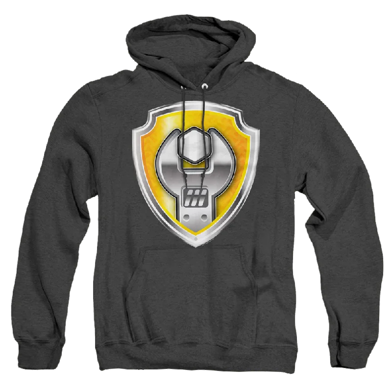 Paw Patrol Rubble Badge - Heather Pullover Hoodie