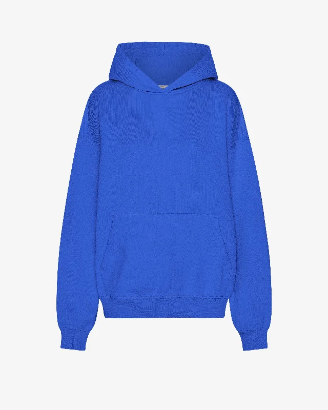 Organic Oversized Hood - Sapphire Blue