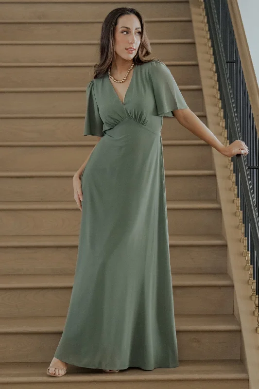 Esti Maxi Dress | Dark Sage