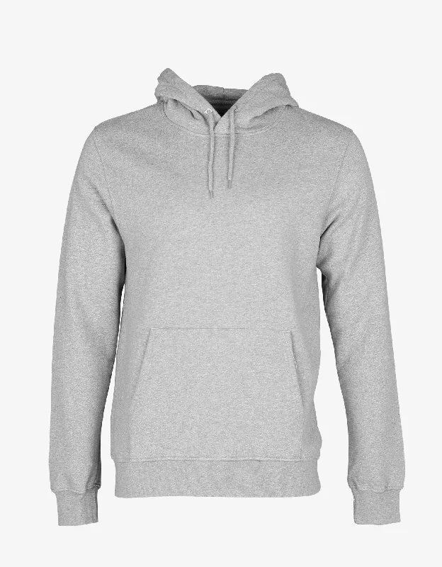 Classic Organic Hood - Heather Grey