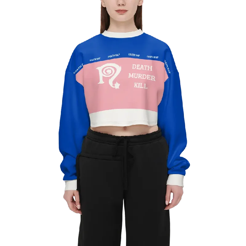 Necro - Death Murder Kill - Women’s Cropped Crewneck Sweatshirt