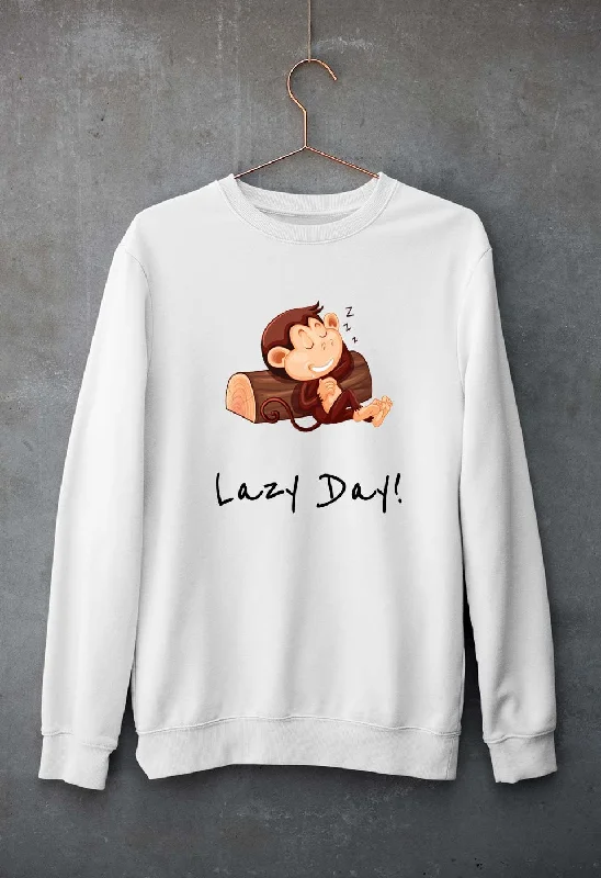 Monkey Lazy Day Unisex Sweatshirt for Men/Women